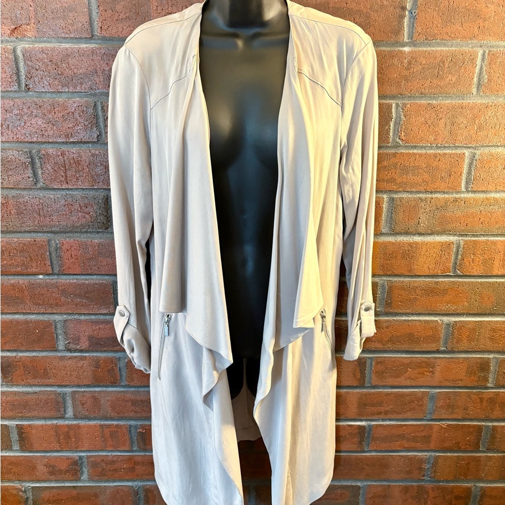 Lila Rose Open Front Jacket/Duster sz M